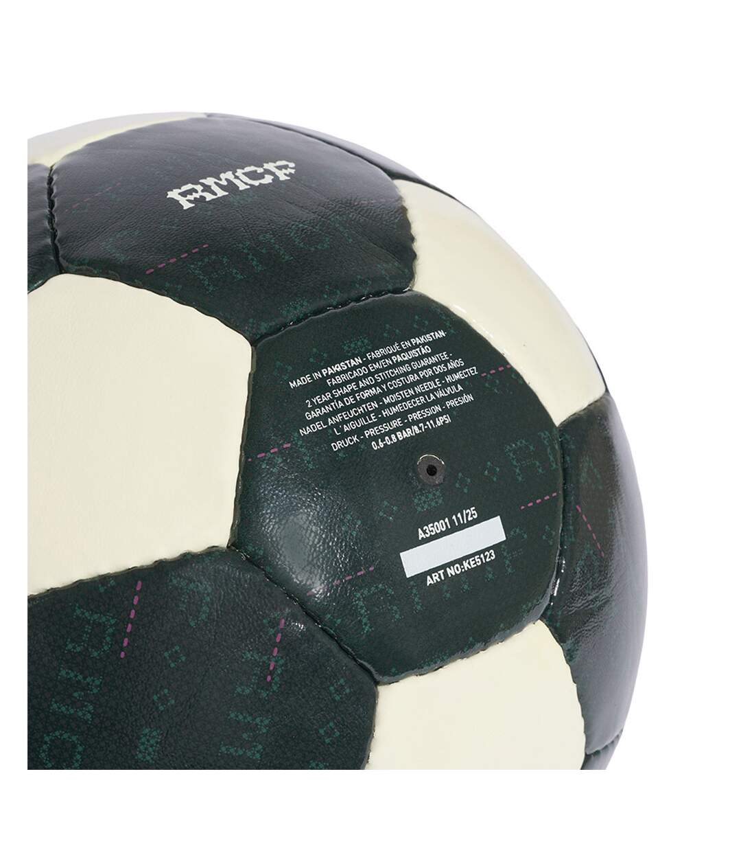 Ballon De Foot Motif/style Real Madrid Cf Away Club Taille 5 Noir Blanc Adidas-4