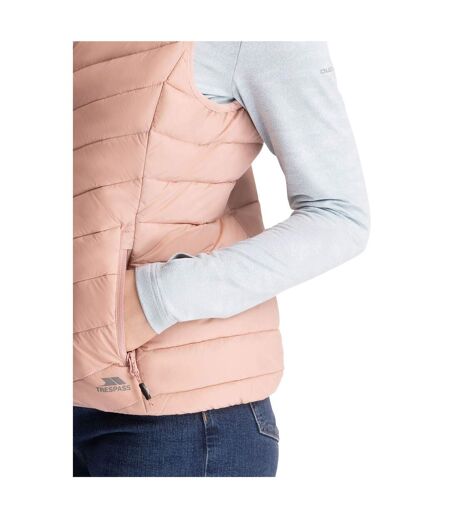 Womens/ladies Giana Down Gilet Misty Rose Trespass
