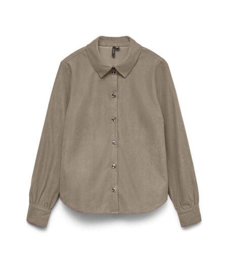 Chemise taupe femme vero moda callie
