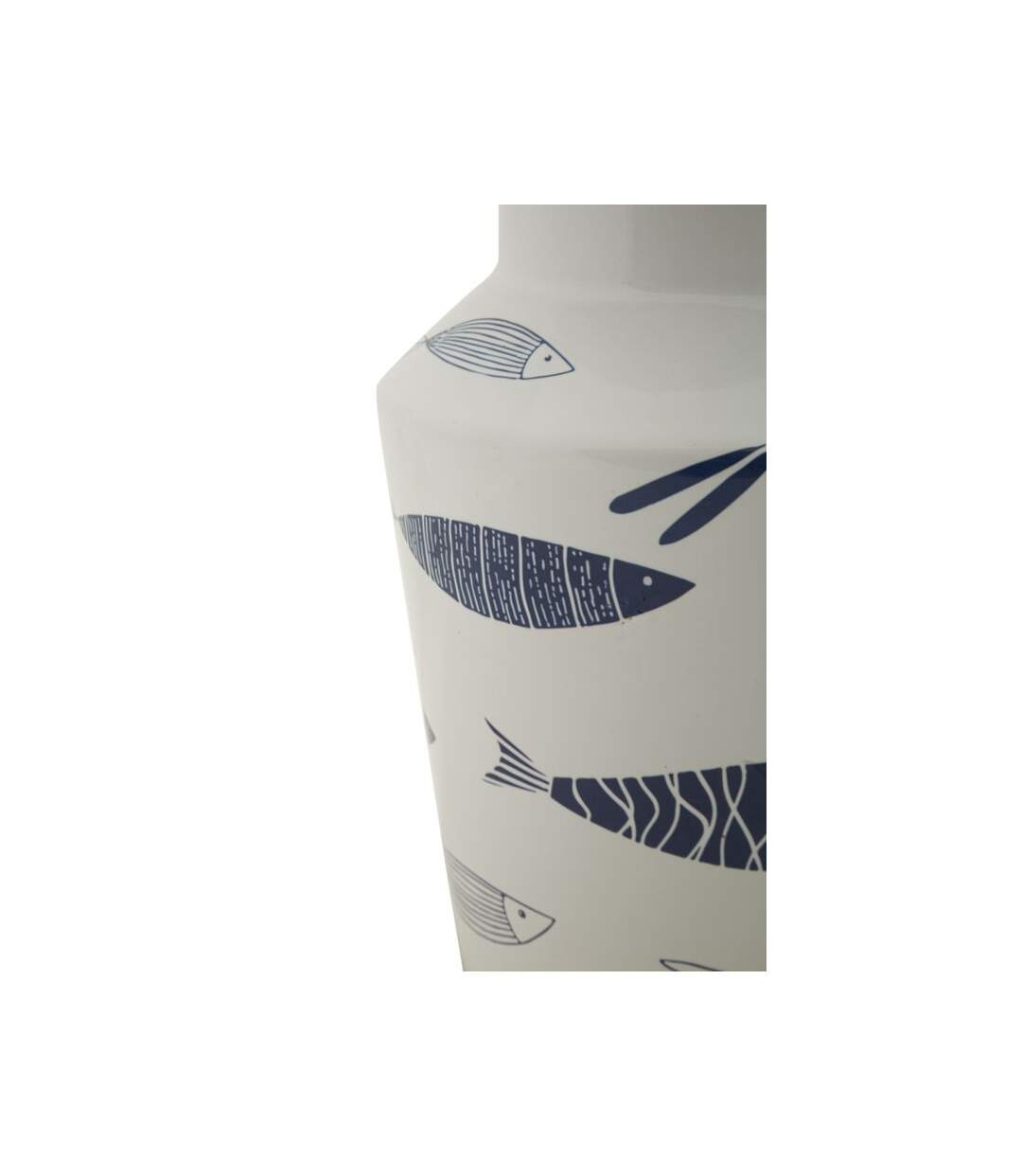 Vase Double en Céramique Poissons 34cm Multicolore-4