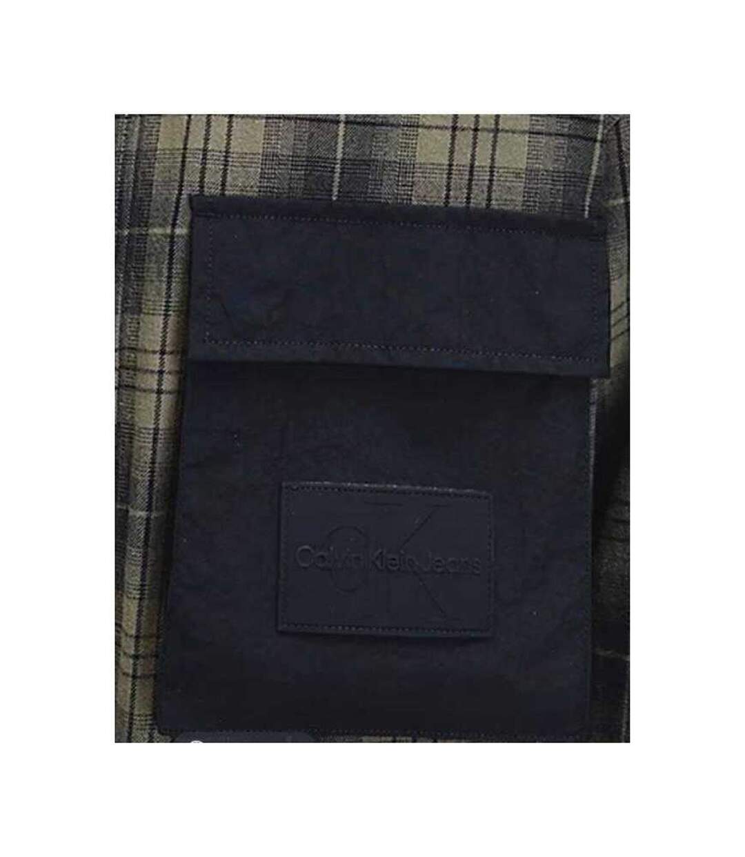 Chemise Motif/style À Carreaux Homme Vert Calvin Klein-3