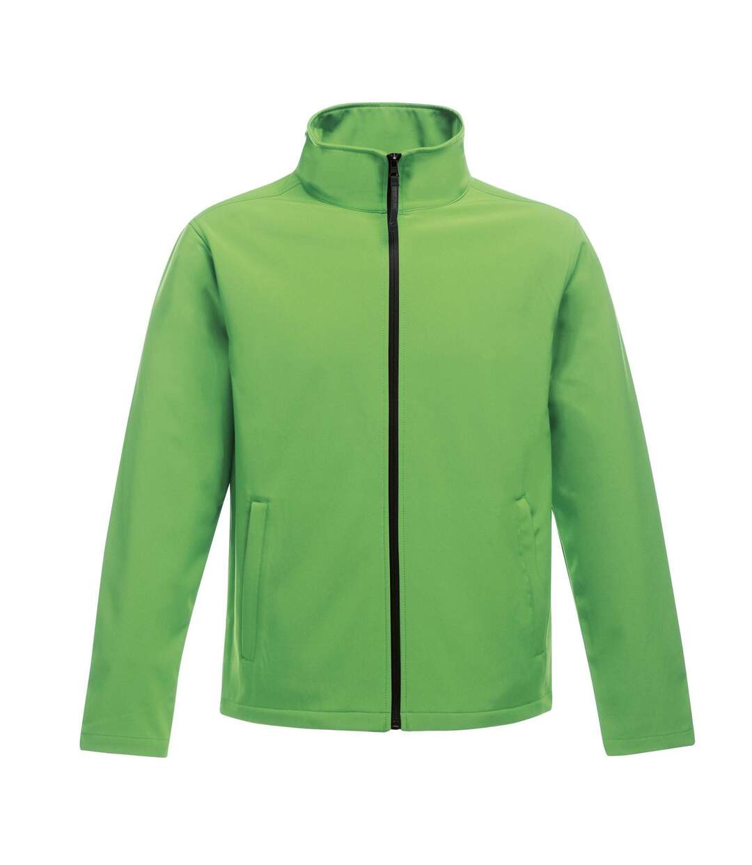 Veste softshell homme - TRA628 - vert clair et noir