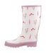 Bottes De Pluie Wildflower Femme Rose Cotswold-3
