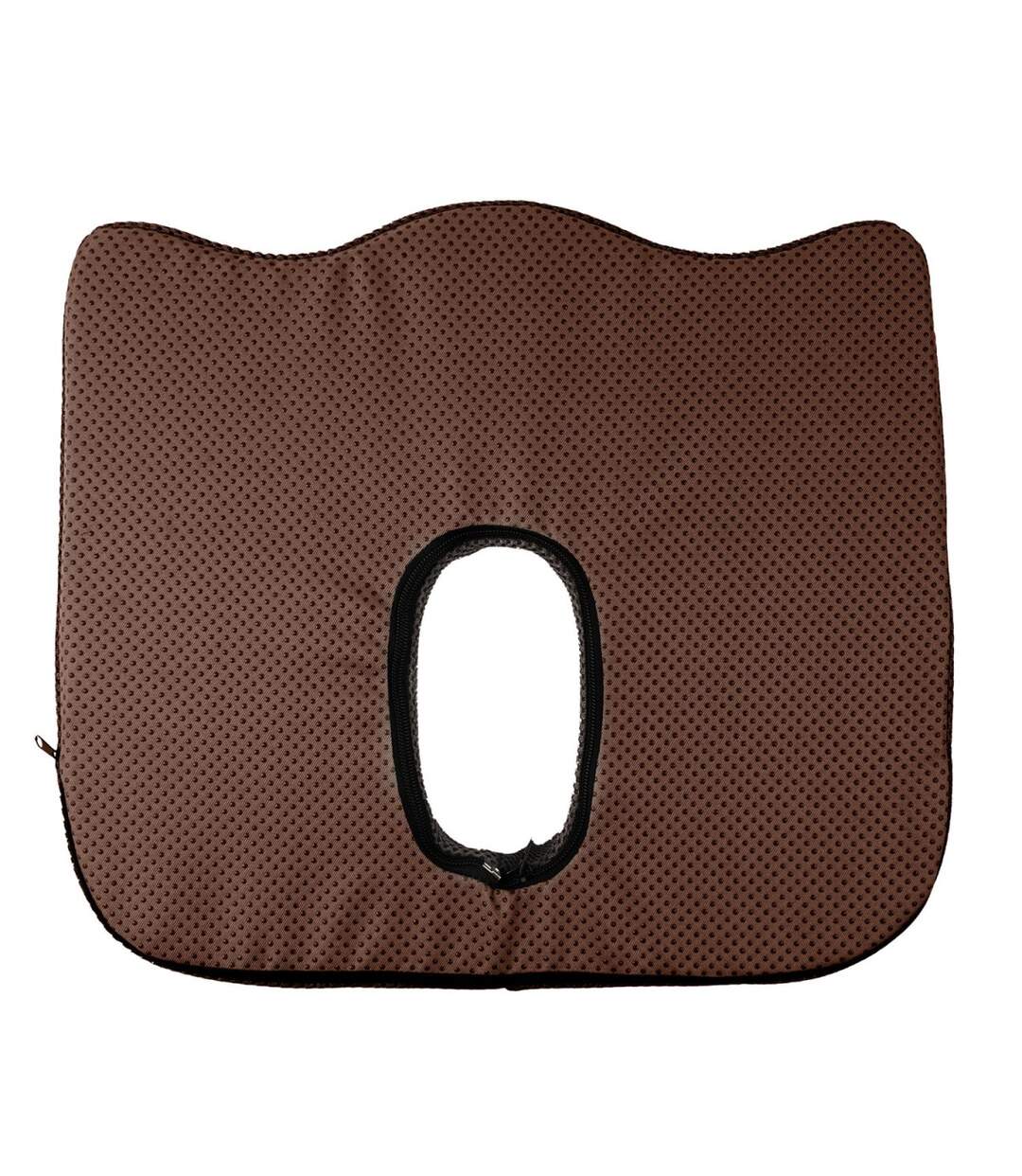 Coussin de Posture Spécial Coccyx 42cm Marron-3