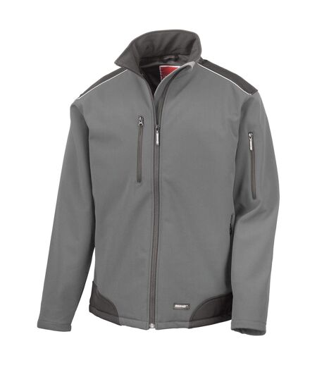 Veste De Travail Homme Gris Noir WORK-GUARD By Result