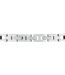 Mens Enamelled Link Bracelet One Size Silver Maserati-3