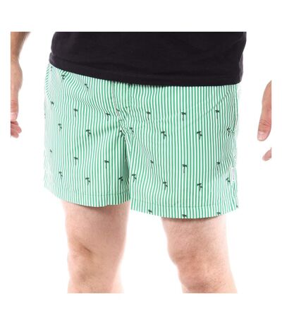 Short de bain vert homme jack & jones pacific coast flamingo - l