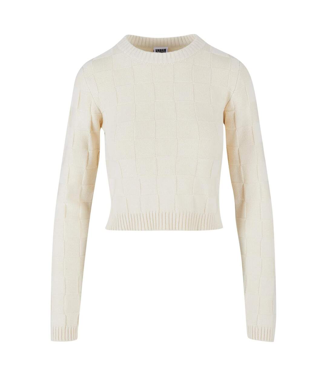 Sweat Motif/style À Carreaux Femme Sable Urban Classics-1