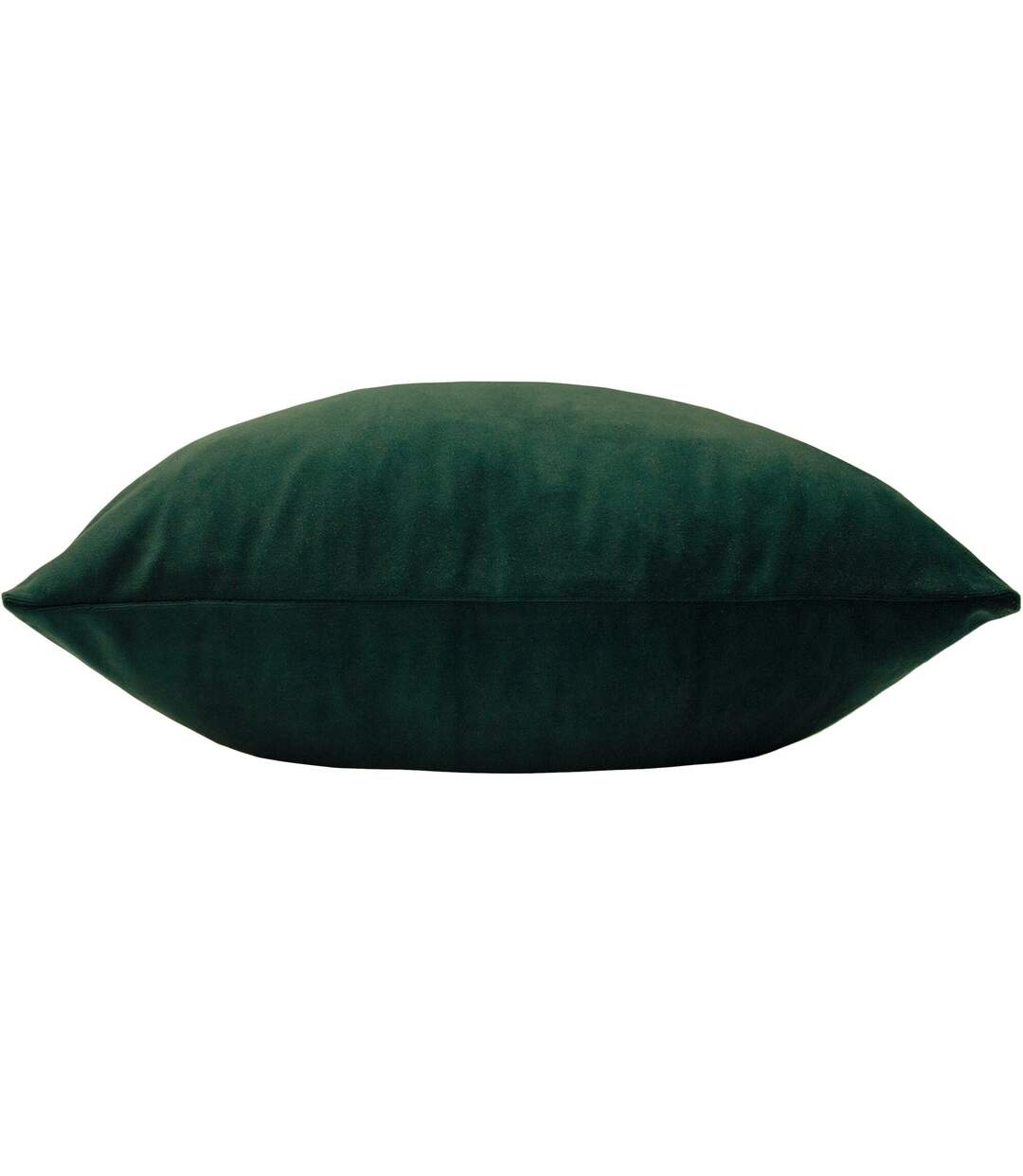 Sunningdale velvet cushion cover 50cm x 50cm bottle green Evans Lichfield-2