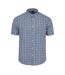 Chemise Manches Courtes Motif/style Floral Homme Bleu Ben Sherman-1