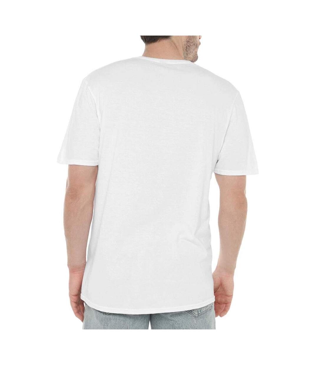 T-Shirt blanc homme topgun logo-2