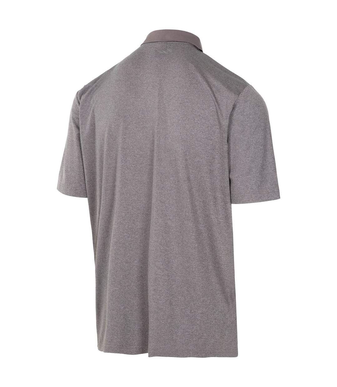 Polo gedding homme gris foncé chiné Trespass-3