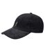 Embroidered Logo Corduroy Baseball Cap Black Kangol-1
