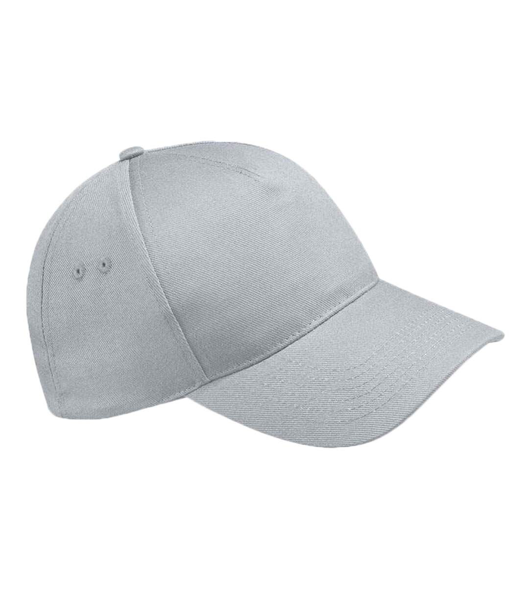 Casquette de baseball ultimate gris clair Beechfield-1