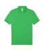 Mens polo shirt apple green B&C