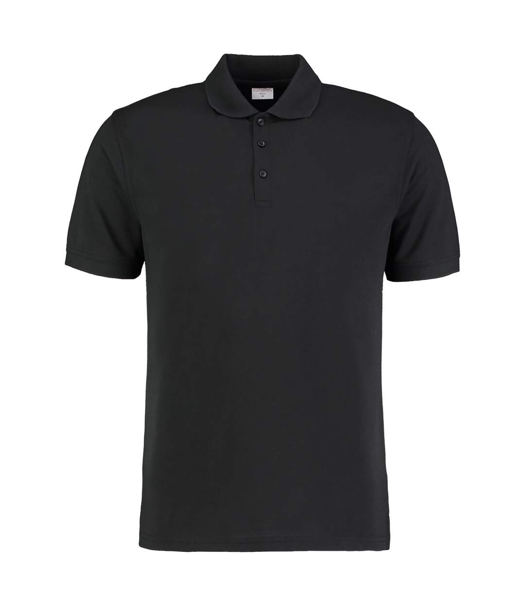 Polo à manches courtes homme noir Kustom Kit