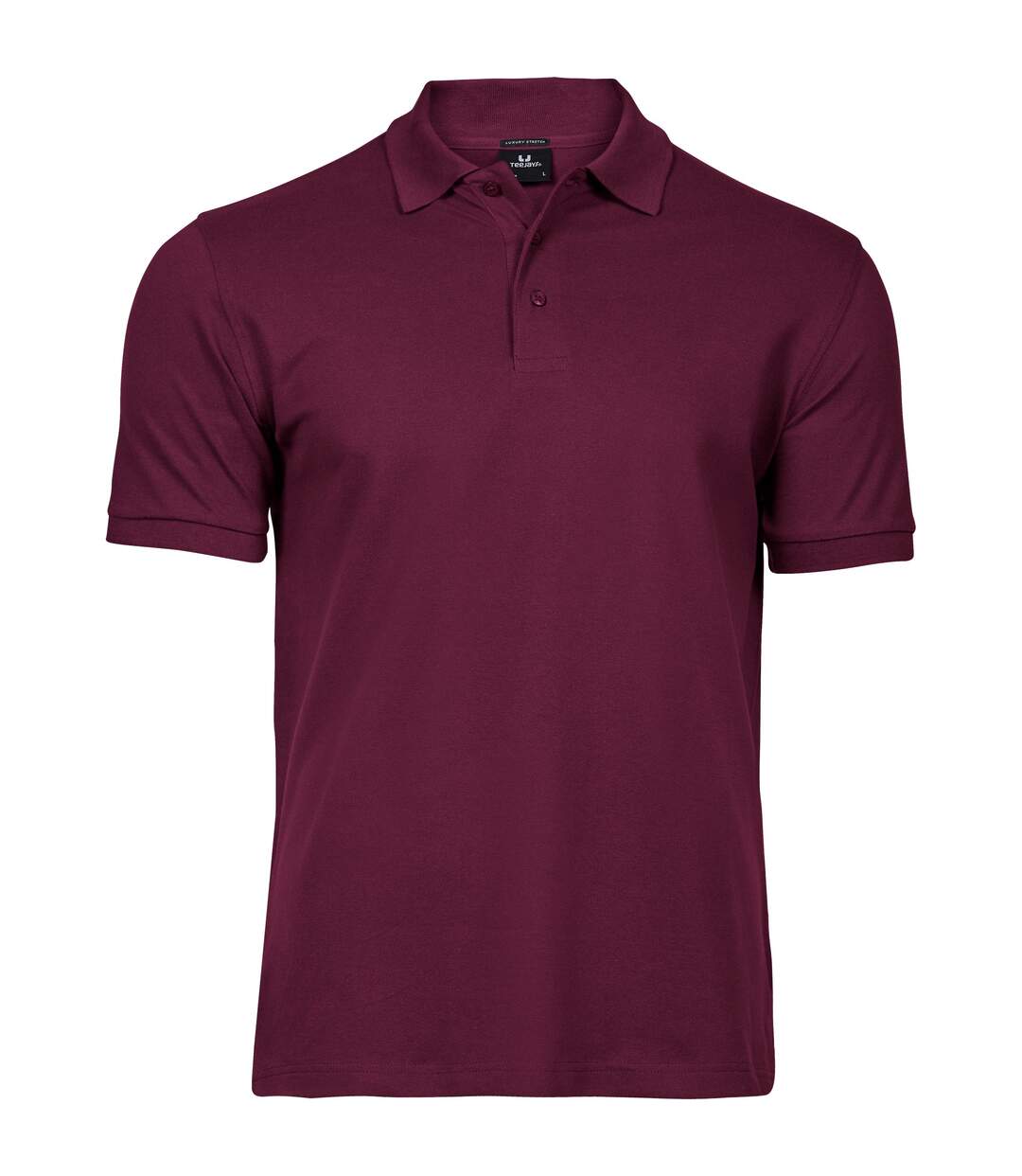 Polo Luxury Homme Bordeaux Tee Jays-1