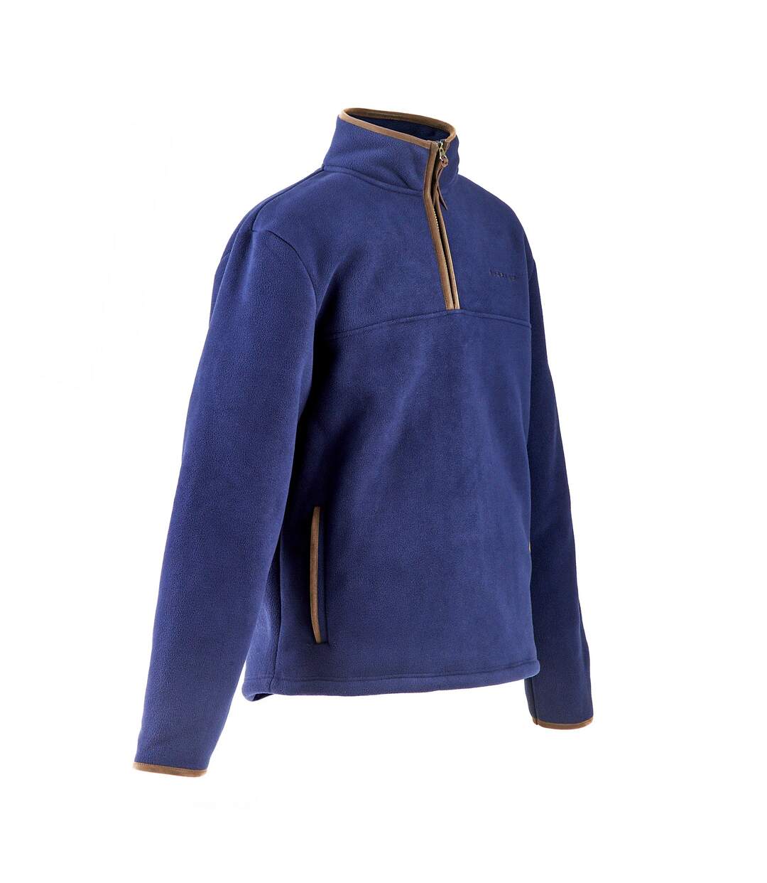 Mens Core Half Zip Fleece Jacket Navy Aubrion-4