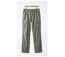 Pantalon Cargo en Toile Canvas 100% Coton Vert Tilleul-2