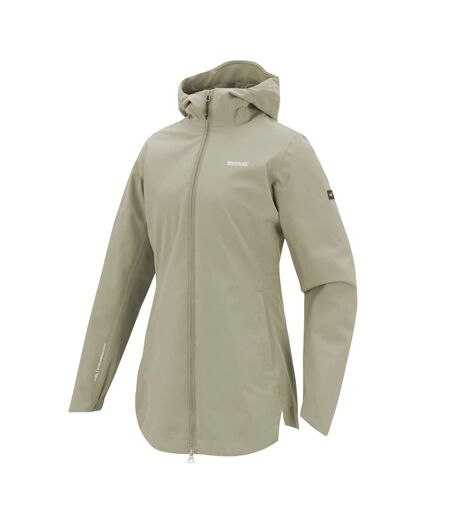 Veste Imperméable À Capuche Natalina Femme Beige Regatta