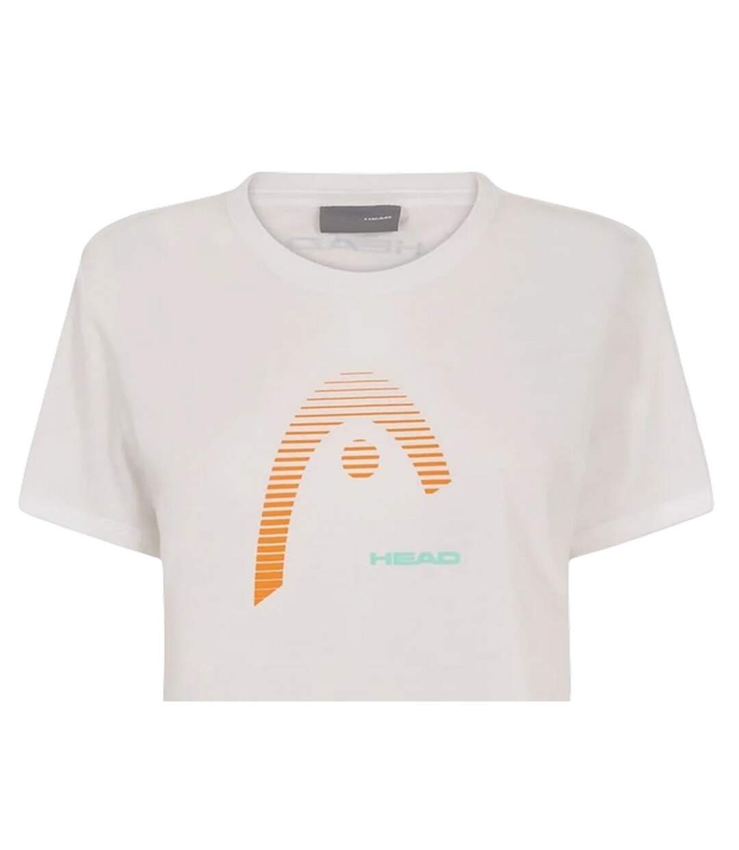 Womens/ladies Club Lara Graphic Print T-shirt White Head-3
