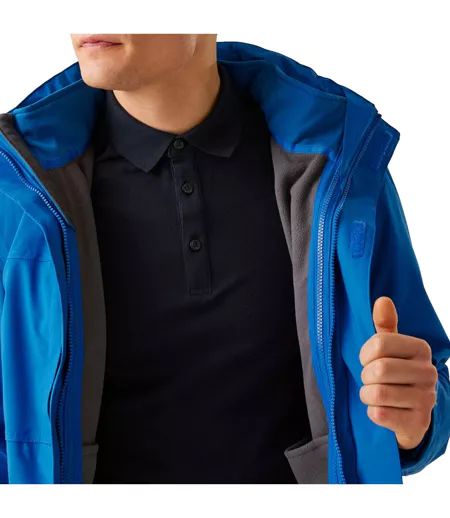Regatta Professional Mens Kingsley 3-in-1 Waterproof Jacket (Oxford Blue) - UTRG2174