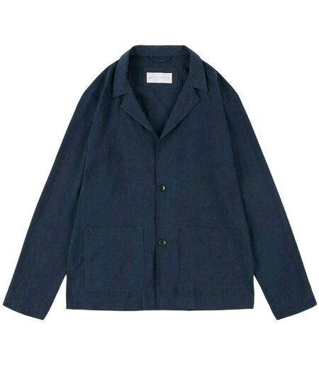 Mens Haaland Lyocell Blazer Dark Navy Prevu