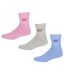 Great outdoors womens/ladies marl effect socks 3 pack bright blush marl Regatta