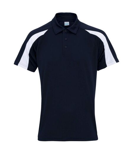 AWDis Cool Mens Contrast Polo Shirt (French Navy/Arctic White) - UTPC7061