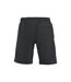 Unisex Adult Hollis Shorts Black White Clique-2