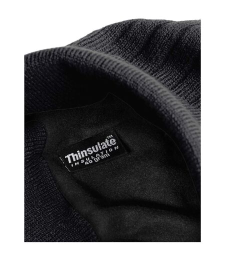 Bonnet Unisexe En Thinsulate Pour Adultes Noir Beechfield