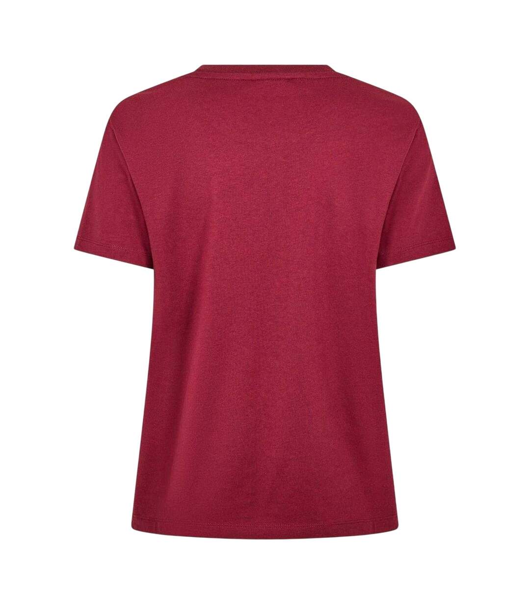 Womens/ladies Forstal Boyfriend T-shirt Wine Jack Wills-2