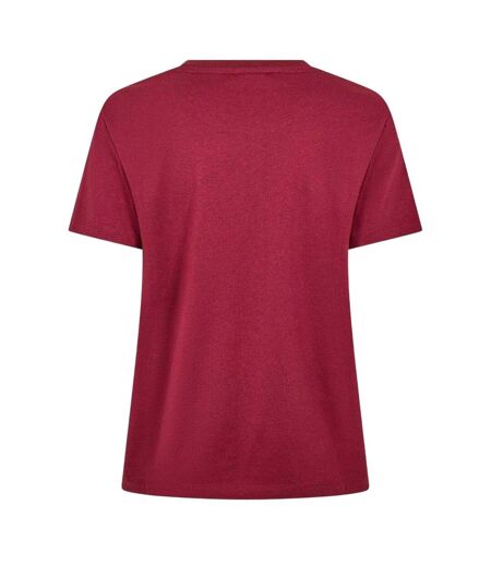 Womens/ladies Forstal Boyfriend T-shirt Wine Jack Wills