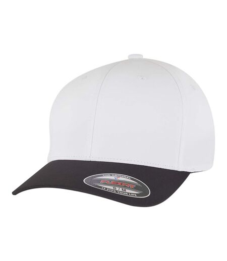Casquette De Baseball Motif/style Logo Noir Blanc Flexfit