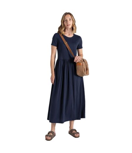 Robe longue ember nosibotanical femme/ladies bleu marine Craghoppers