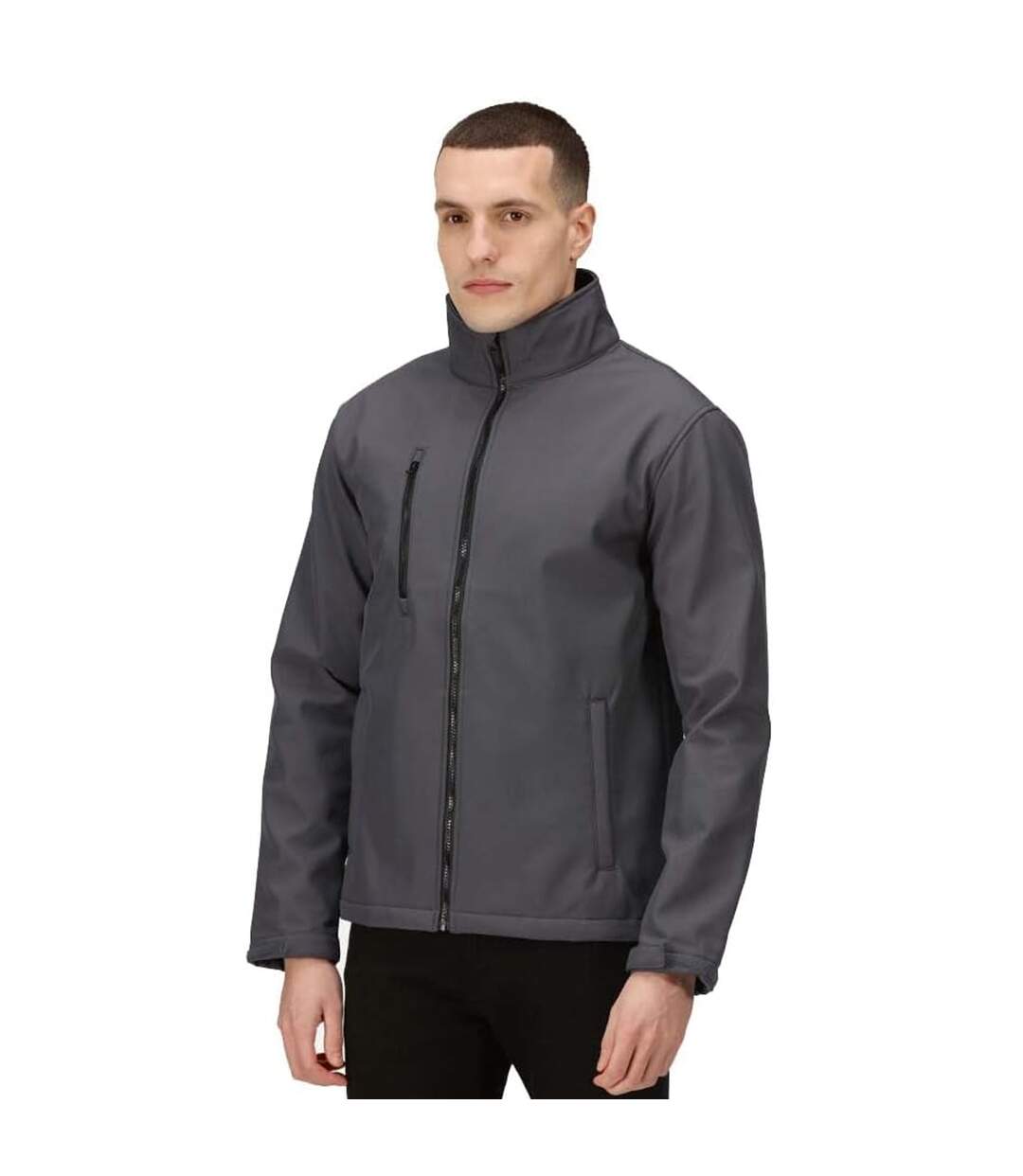Veste Softshell Honestly Made Homme Gris Phoque Regatta-1