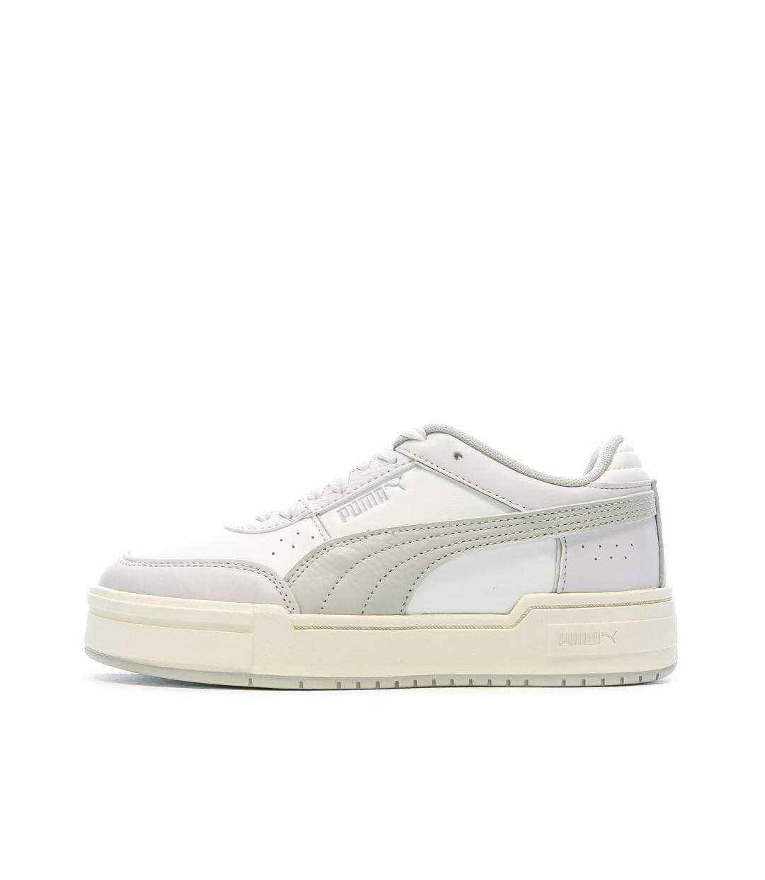Baskets blanches/grises mixte puma ca pro sport-1
