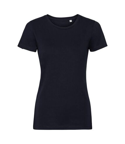 Russell Womens/Ladies Authentic Pure Organic Tee (French Navy) - UTRW6661