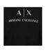 Mens Logo T-shirt Black Armani Exchange-3