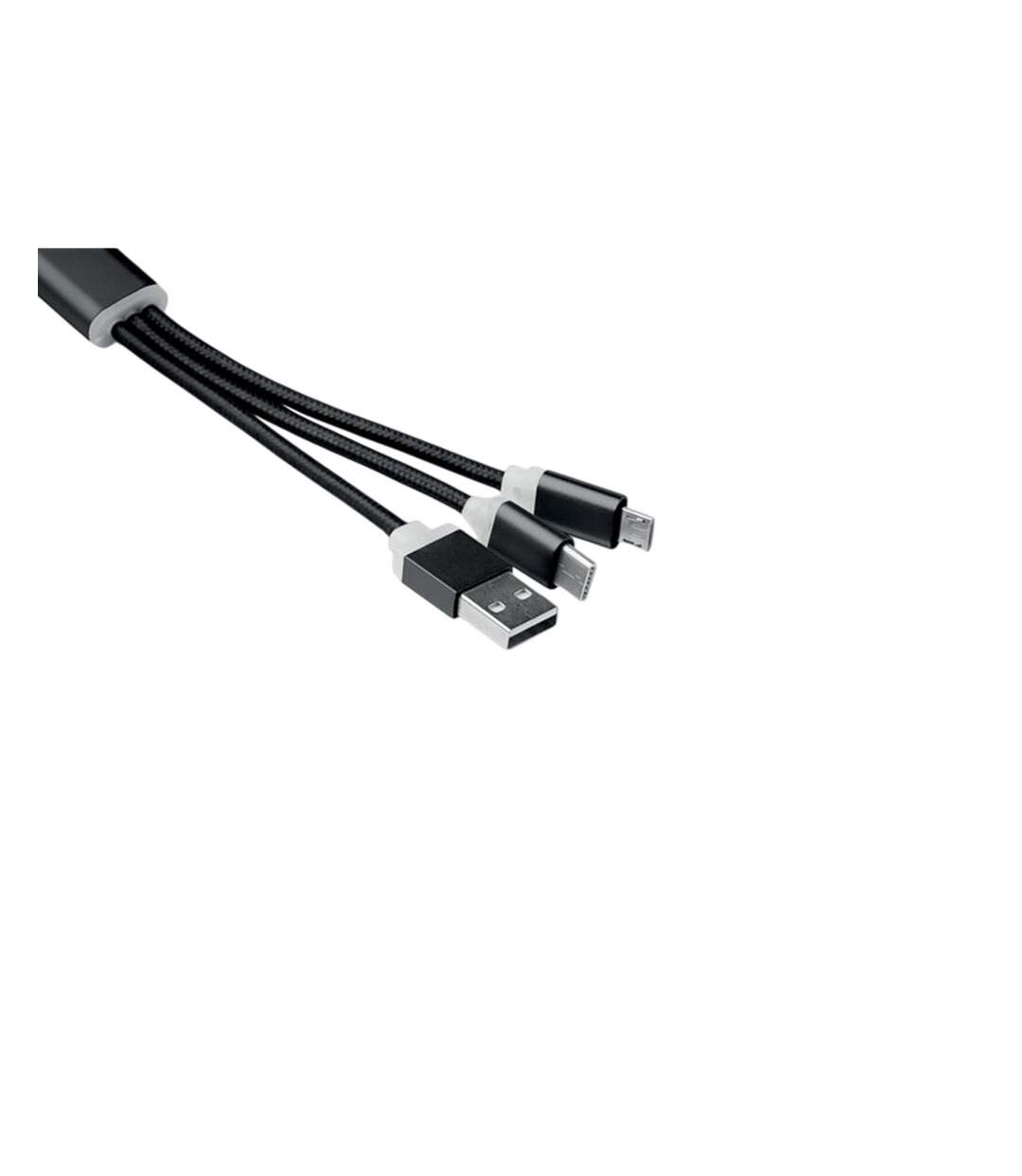 Rizo keyring charging cable one size black MidOcean-2