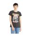 Womens/ladies Welcome To The Jungle Guns N Roses T-shirt Charcoal Amplified-1