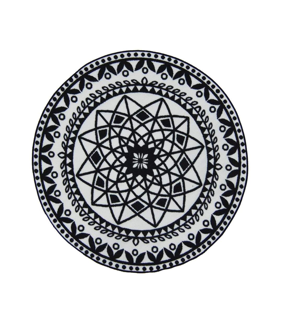 Tapis rond tissé UTOPIA-1