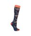 Chaussettes ruby the robin femme bleu marine / rouge / vert HyFASHION-2