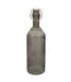 Bouteille en Verre Design Clapet 1L Gris-1