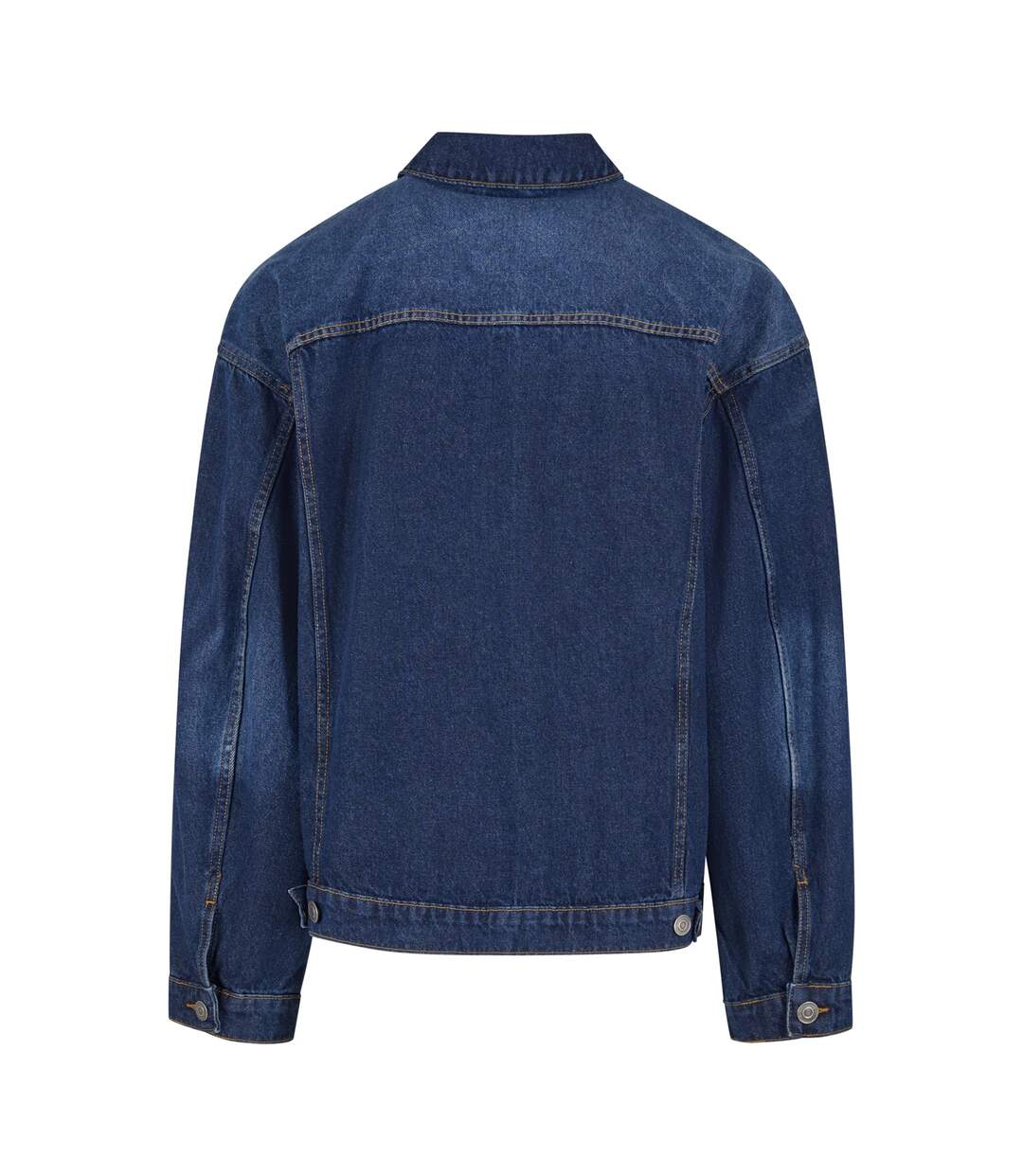 Veste En Jean Homme Nouveau Bleu Délavé Build Your Brand-3