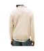 Sweat beige homme tommy hilfiger reg flag crews 26-2