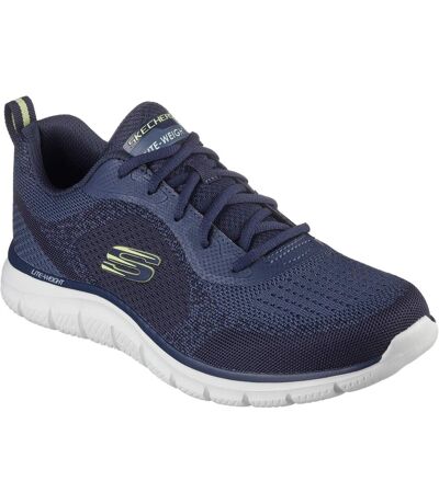 Mens Track Glendor Trainers Navy Skechers
