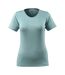 T-shirt Crossover Nice Femme Vieux Turquoise Mascot-1