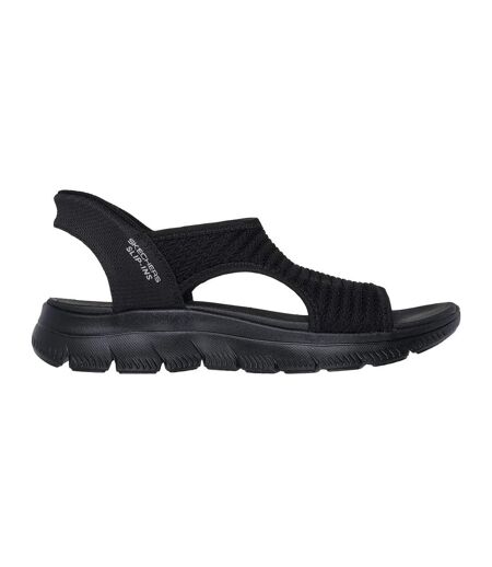 Womens/ladies Summits Sweetly Evolved Slip-in Sandals Black Skechers
