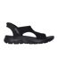 Womens/ladies Summits Sweetly Evolved Slip-in Sandals Black Skechers-3